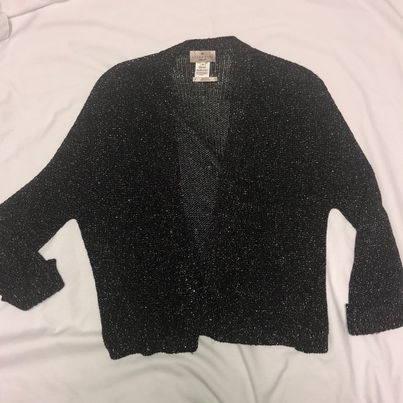 Shimmery black cardigan - Picture 1 of 4
